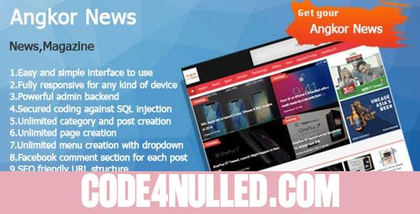 Angkor News v1.0 - News CMS PHP