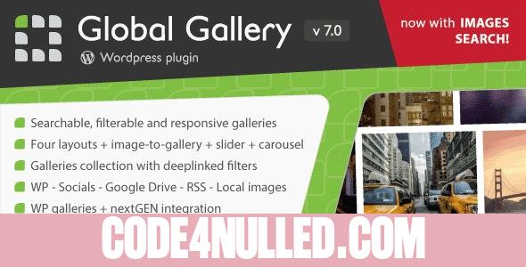 Global Gallery v7.011 - Wordpress Responsive Gallery