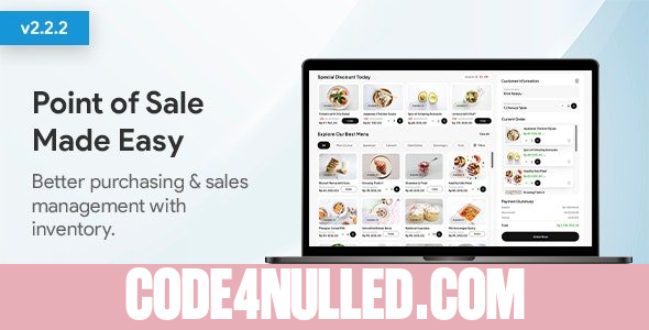 POS v2.2.2 - Ultimate POS system with Inventory Management System