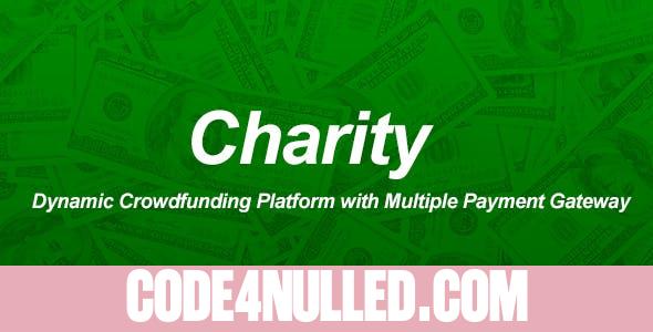 Charity v1.0 - Dynamic Crowdfunding Platform with Multiple Payment Gateway