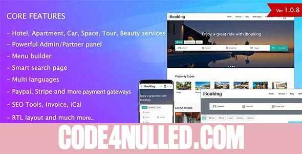 iBooking v1.0.8.1 - Laravel Booking System