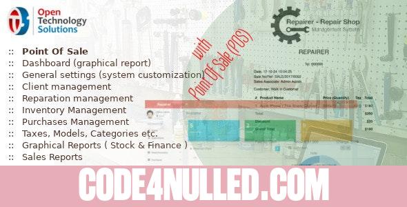 Repairer v3.5 - Repair Shop Management System With Point Of Sale - nulled