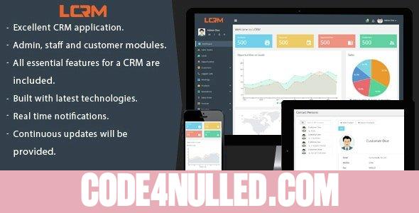LCRM v2.3 - Next generation CRM web application