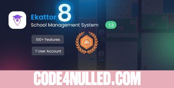 Ekattor 8 v1.3 - School Management System (SAAS) - nulled