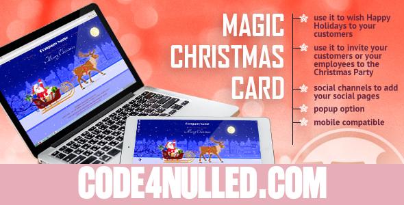 Magic Christmas Card With Animation v1.0
