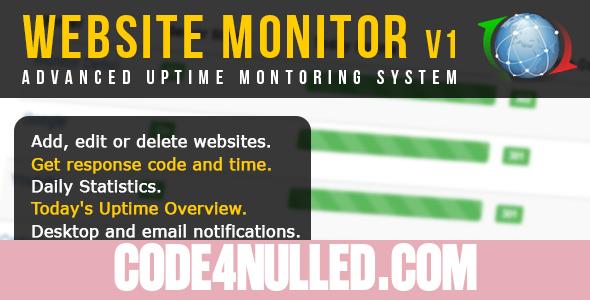 Advanced Website Uptime Monitor v1.4.4