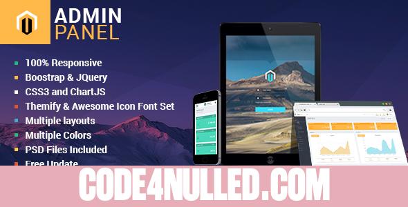PanelAdmin - Responsive Magento Admin Theme