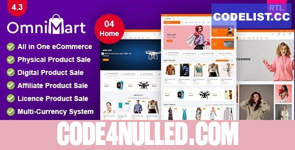 Omnimart v4.3 - Laravel eCommerce script - nulled