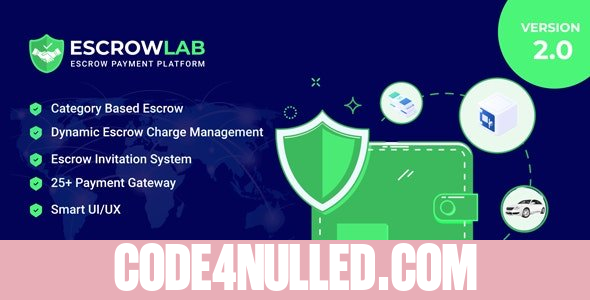 EscrowLab v2.1 - Escrow Payment Platform - nulled