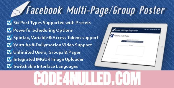 Facebook Multi-Page/Group Poster v3.83