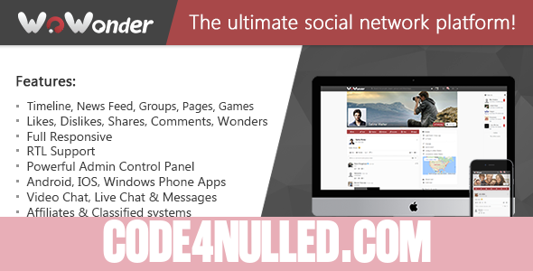 WoWonder v1.4.3 - The Ultimate PHP Social Network Platform