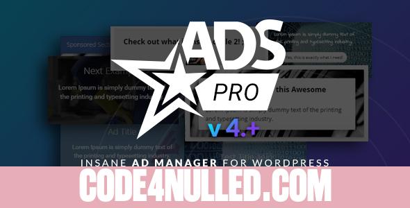 Ads Pro Plugin v4.5.6 - Multi-Purpose Advertising Manager