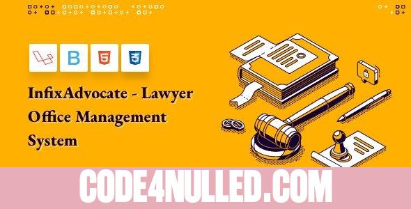 InfixAdvocate v1.3 - Lawyer Office Management System - nulled