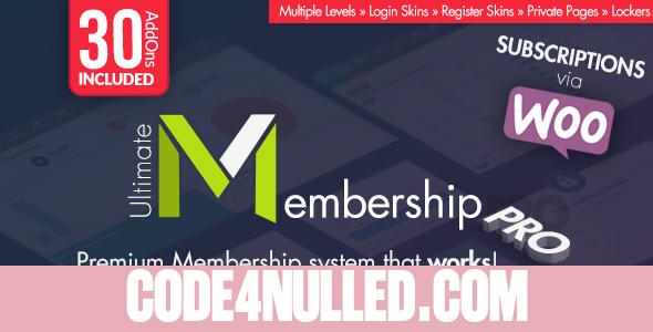 Ultimate Membership Pro WordPress Plugin v7.5