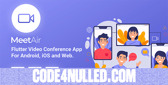 MeetAir v1.2.0 - iOS and Android Video Conference App for Live Class, Meeting, Webinar, Online Training