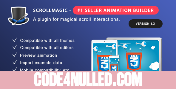 Scroll Magic v3.2 - Scrolling Animation Builder Wordpress Plugin