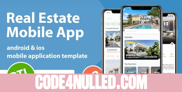 Real Estate Mobile App Template With React Native v6.0