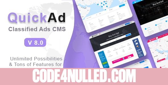 Quickad v8.2 - Classified Ads CMS PHP Script - nulled