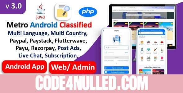 Metro Android Classified App v3.0