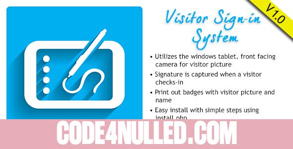 Visitor Signin System v1.0.1