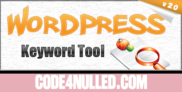 Wordpress Keyword Tool Plugin v2.3.0