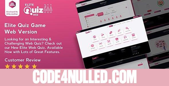 Elite Quiz v2.0.3 - Trivia Quiz | Quiz Game - Web Version - nulled