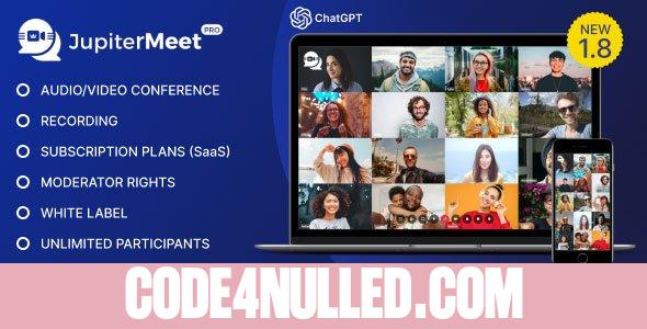 JupiterMeet Pro v1.8.2 - White Label Video Conference - nulled