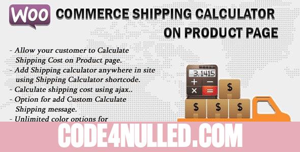 Woocommerce Shipping Calculator On Product Page v2.8