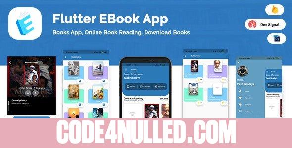 Flutter App - Ebook With Admin Panel v1.3