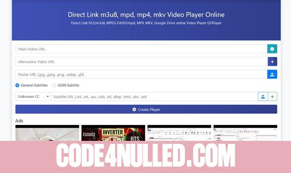 GDPlayer.To Google Drive Video Player PHP System v4.4.3
