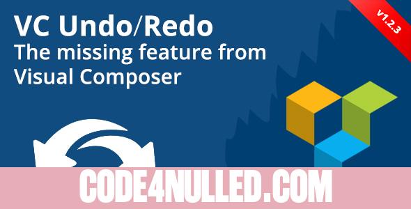 Visual Composer Undo/Redo Buttons v1.2.3