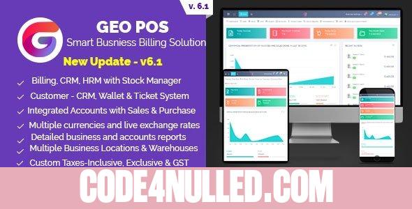 Geo POS v6.1 - Point of Sale, Billing and Stock Manager Application - nulled