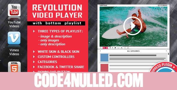 Revolution Video Player With Bottom Playlist v1.7.4