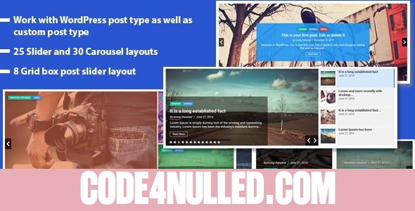 Responsive Recent Post Slider Pro plugin for WordPress v1.4.1