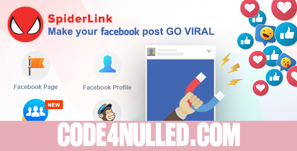 Facebook SpiderLink v2.0 - Make Your Facebook Post GO VIRAL