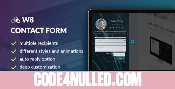 W8 Contact Form v1.5.5 - WordPress Contact Form Plugin