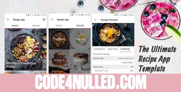 Ultimate Recipe App Template v5.3
