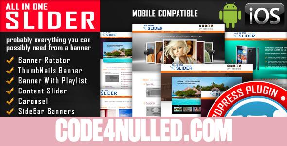 All In One Slider v3.7.4 - Responsive WordPress Slider Plugin