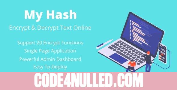 MyHash v2.0 - Encrypt & Decrypt Text Online - Firebase Version (Production Ready)