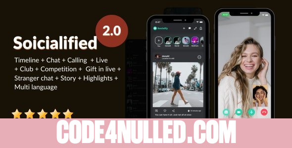 Socialified v2.0 - Social media app clone - nulled