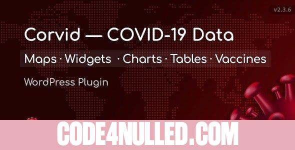 Corvid v2.3.6 - Covid-19 data Maps & Widgets for WordPress