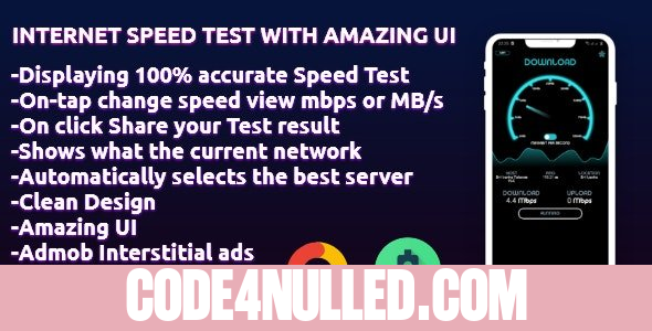 Internet Speed Test with amazing UI v1.9