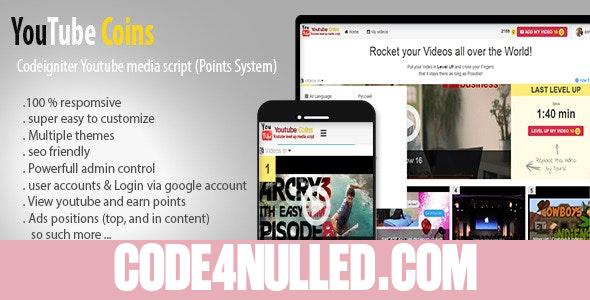 YouTube Coins v2.0.1 - (Media Script + Points System)