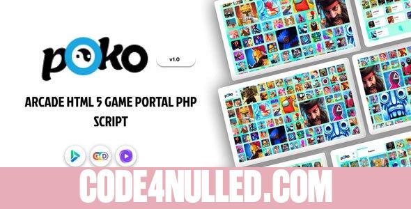 Poko Arcade - HTML 5 Game Portal PHP Script - 22 November 2024