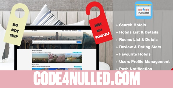 PSHotels Website (Ultimate Hotels Finder Website With Backend) v1.3