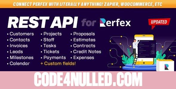 REST API module for Perfex CRM v2.0.3 - Connect your Perfex CRM with third party applications