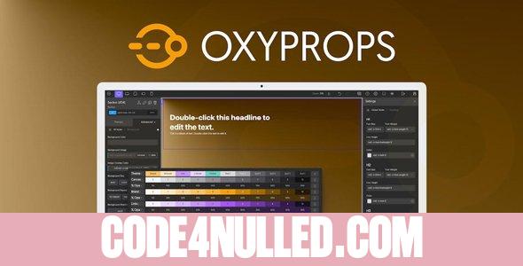 OxyProps v1.8.0 - The Ultimate Page Builder Companion